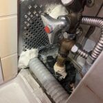 東京都杉並区ネズミ駆除 浴室のネズミ侵入口を遮断