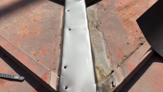 東京都杉並区ネズミ駆除 屋根の棟板金修理後